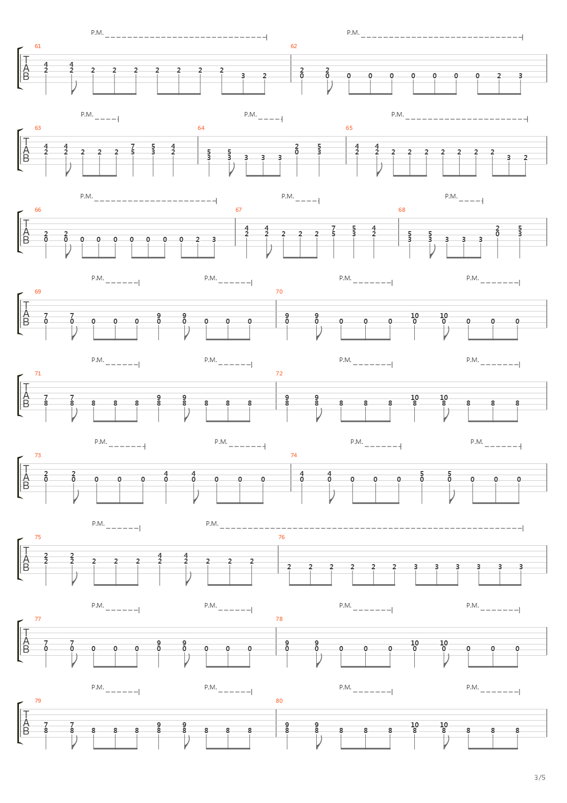 Single Part Of Two吉他谱