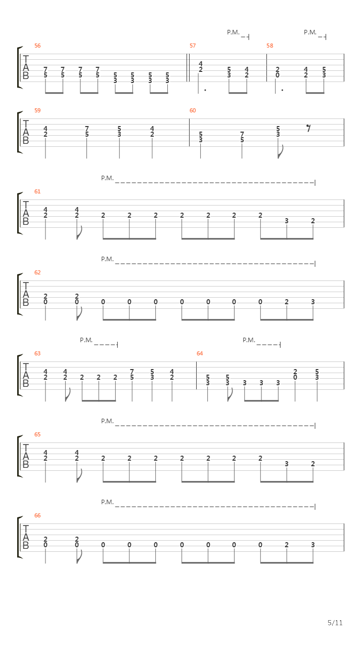 Single Part Of Two吉他谱