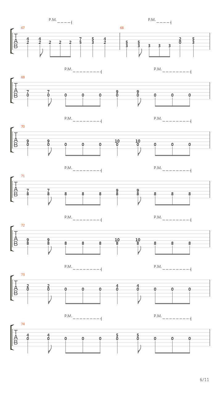 Single Part Of Two吉他谱