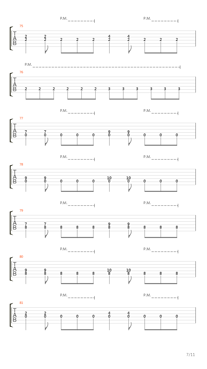 Single Part Of Two吉他谱