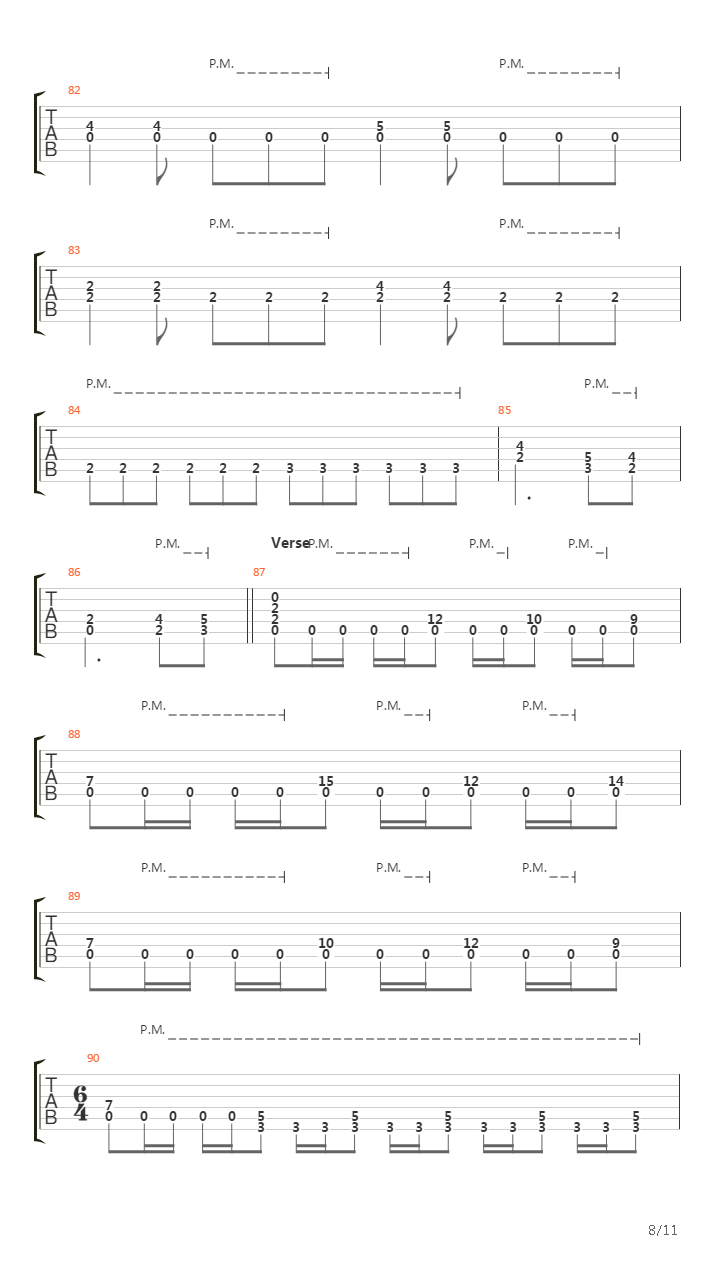 Single Part Of Two吉他谱