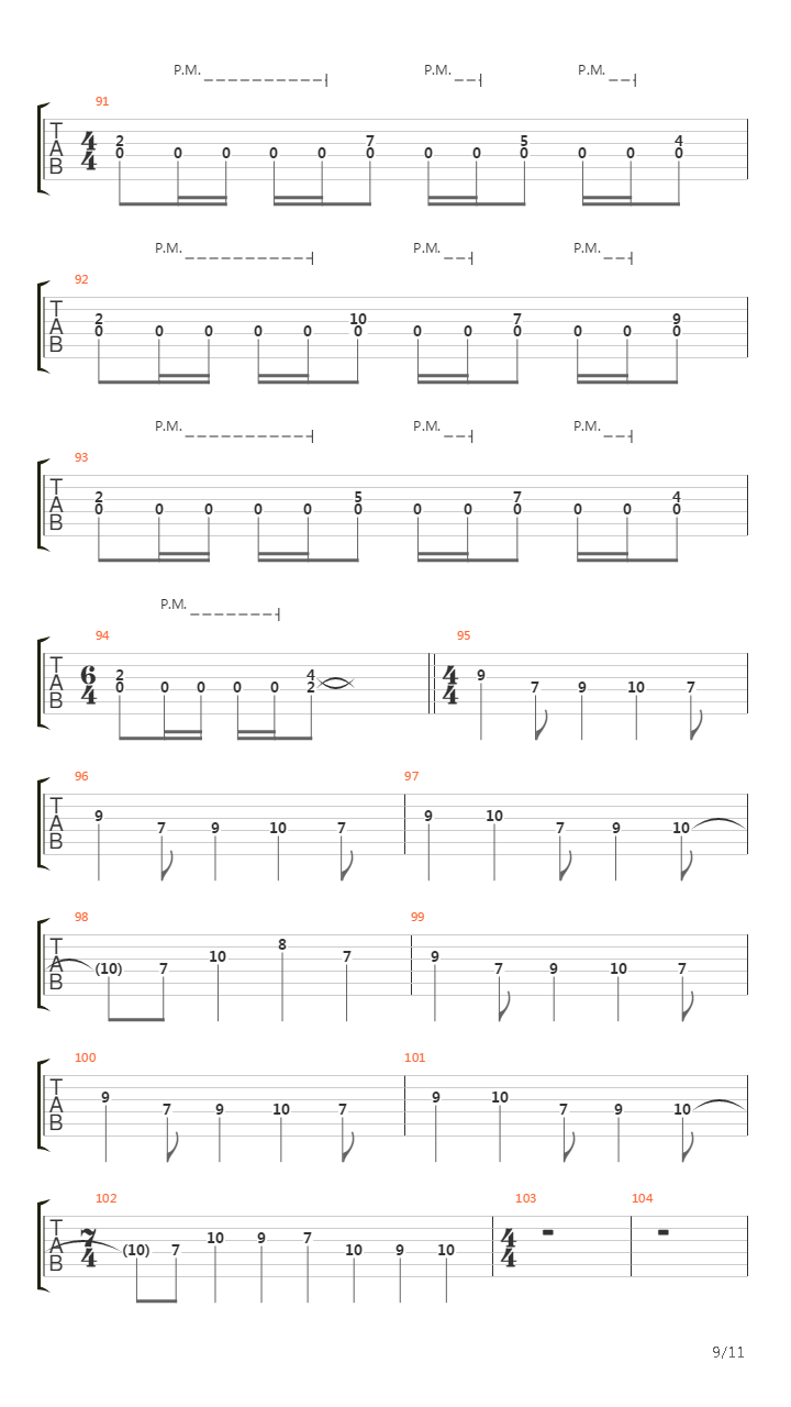 Single Part Of Two吉他谱