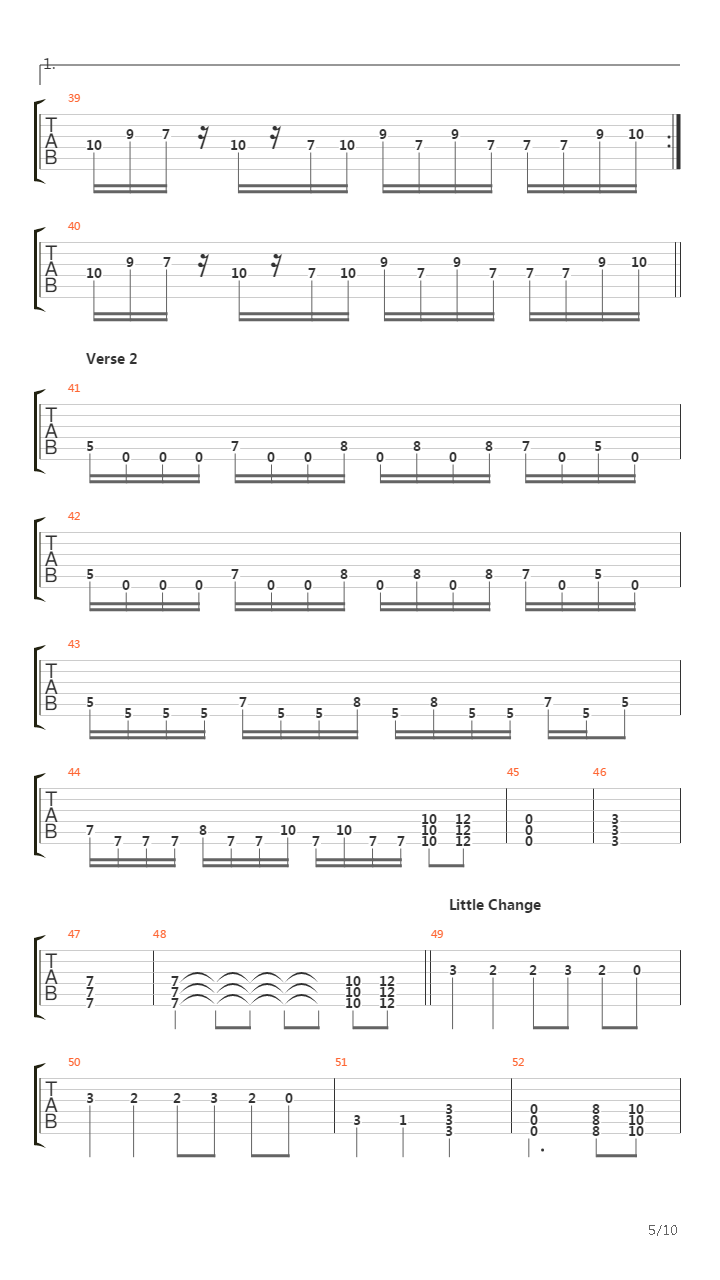 Terminus吉他谱