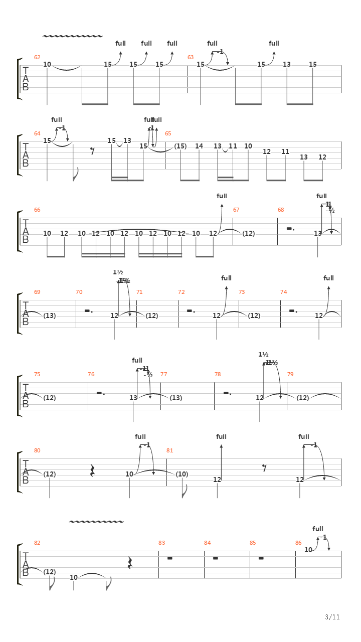 April吉他谱