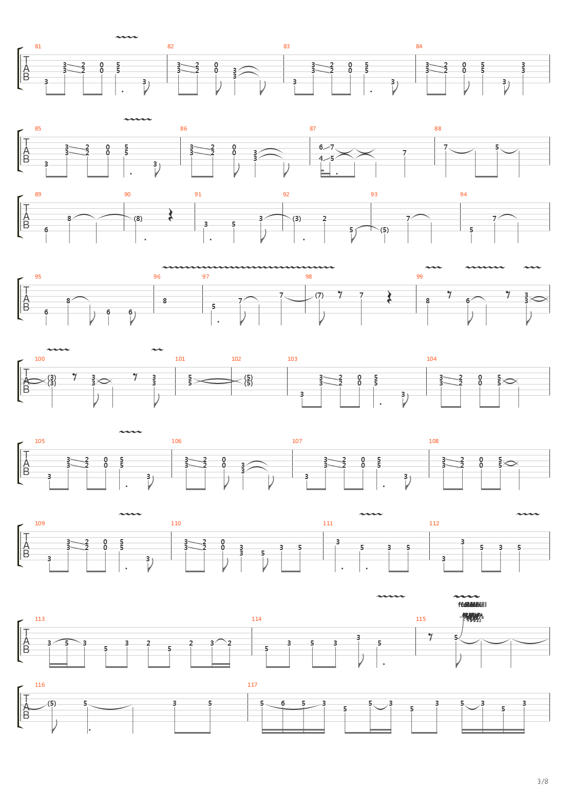 Burn吉他谱