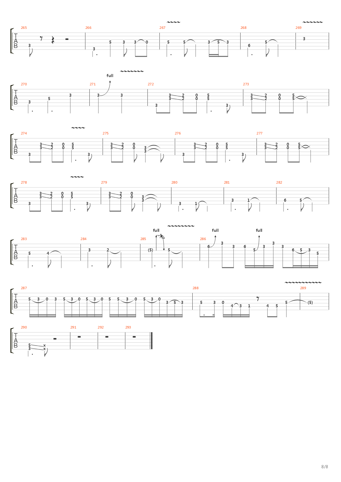 Burn吉他谱