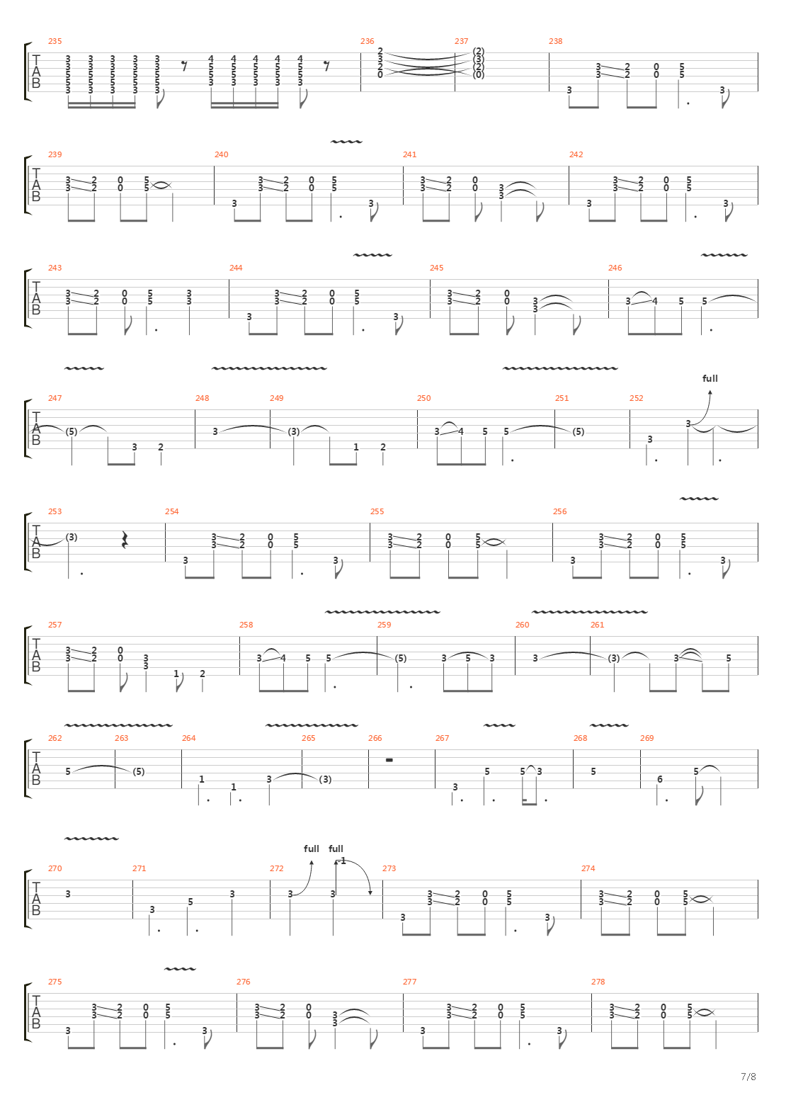 Burn吉他谱