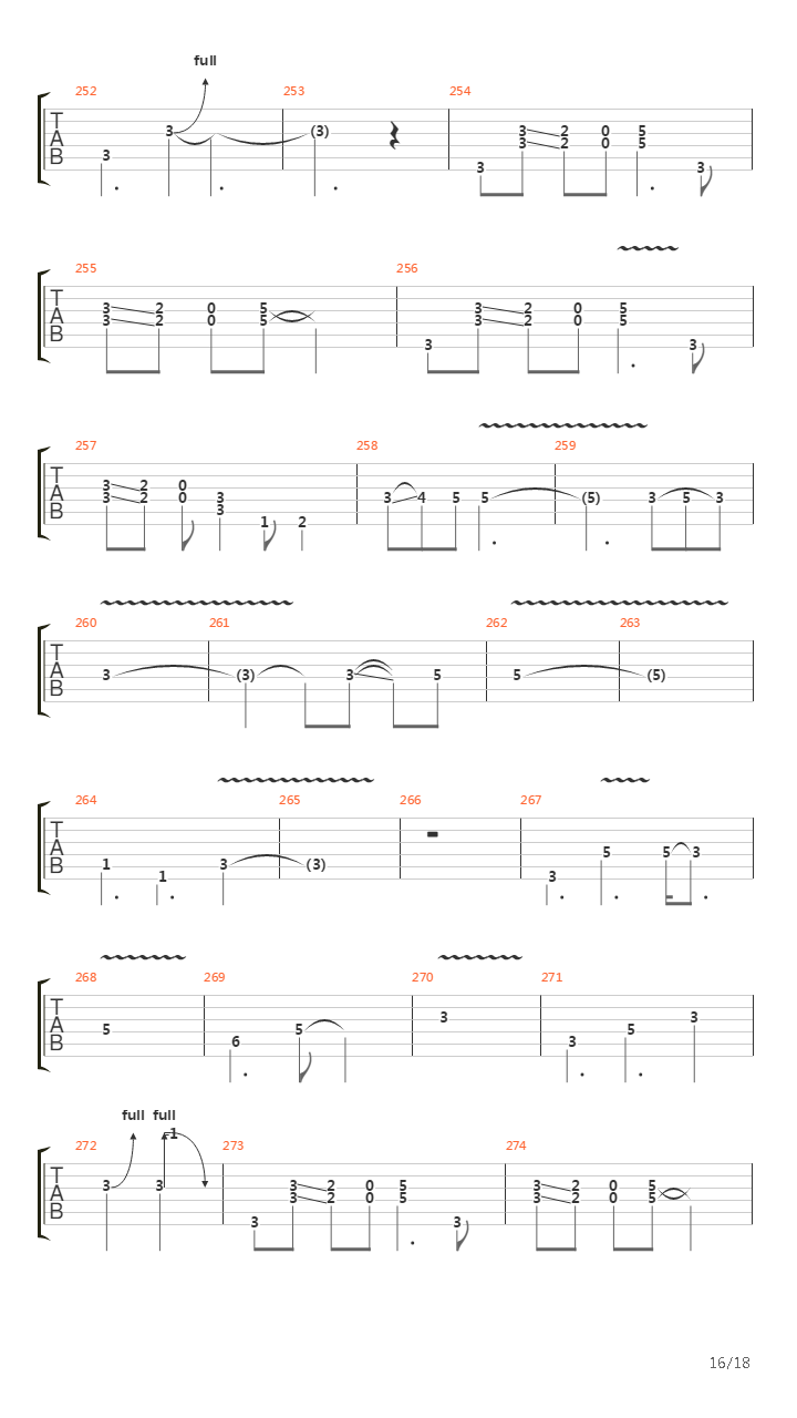 Burn吉他谱