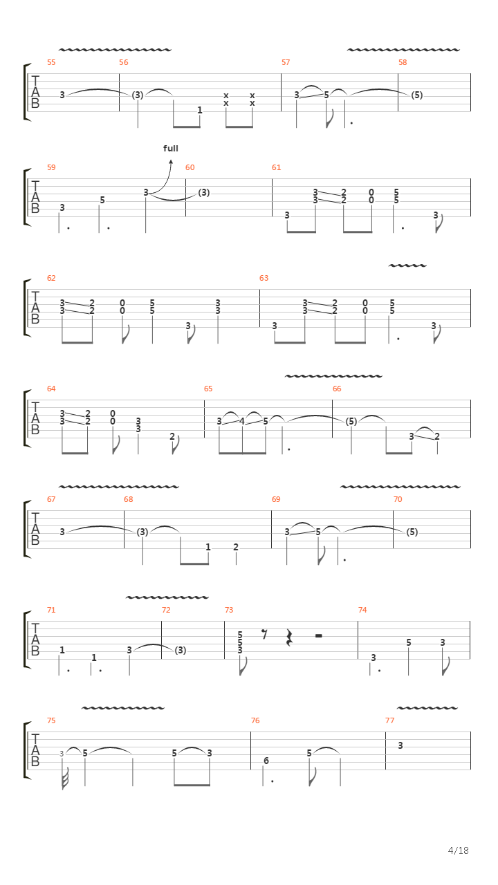 Burn吉他谱