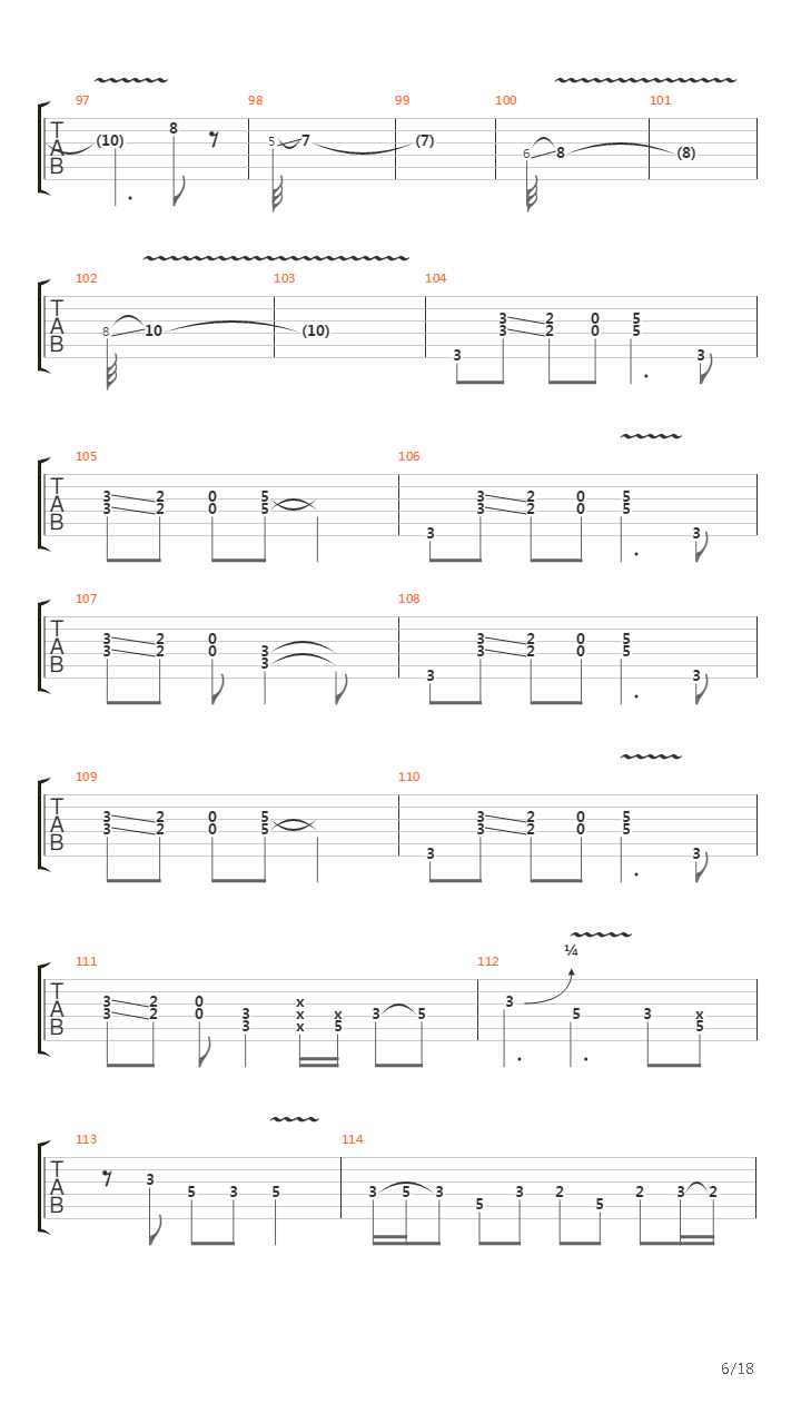 Burn吉他谱