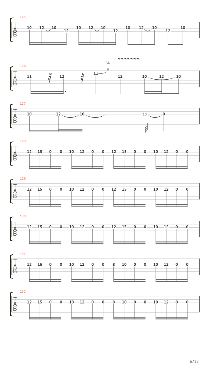 Burn吉他谱