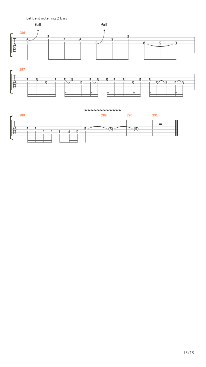 Burn吉他谱