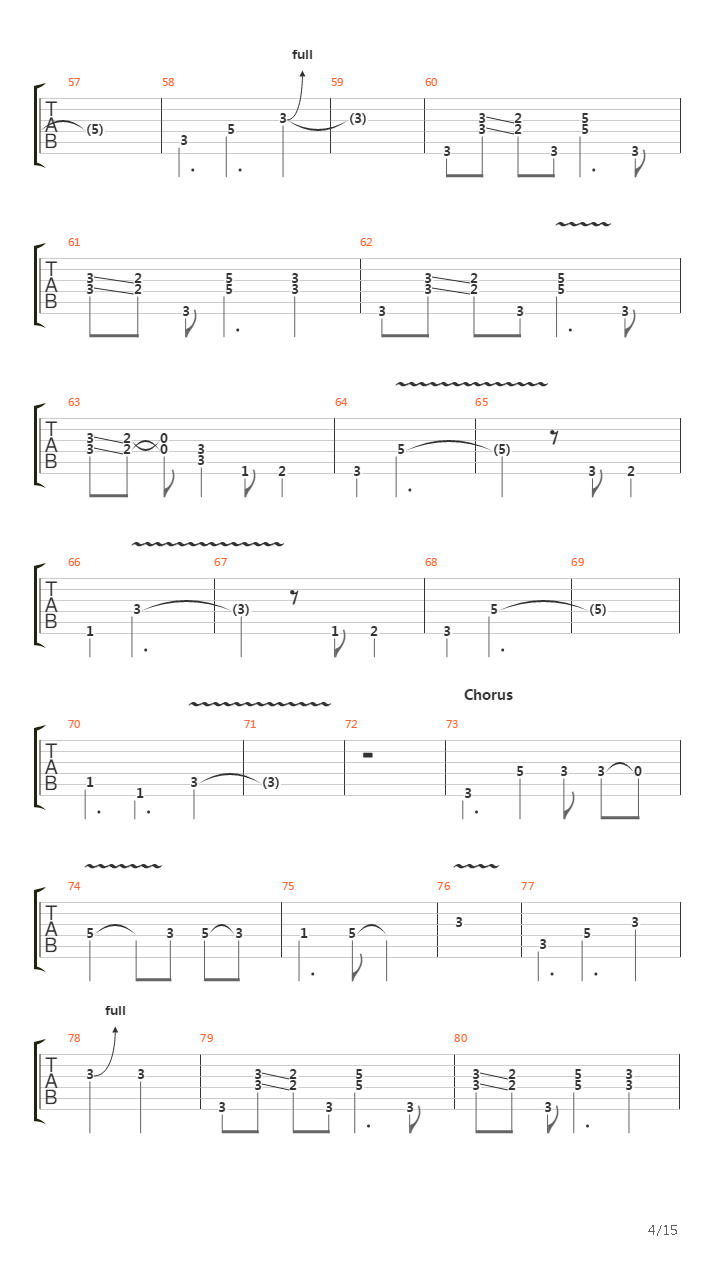 Burn吉他谱