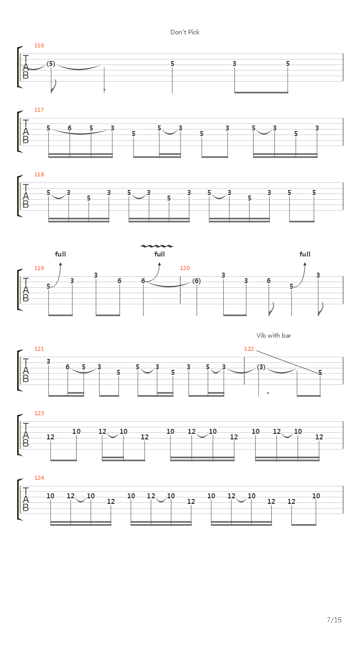 Burn吉他谱