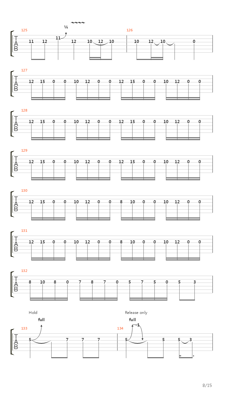 Burn吉他谱