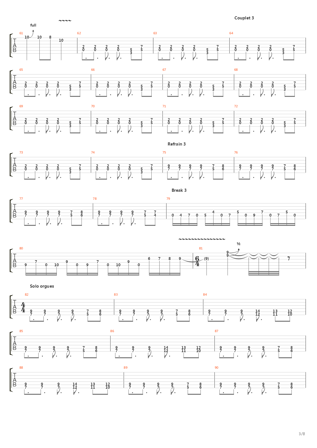 Flight Of The Rat吉他谱