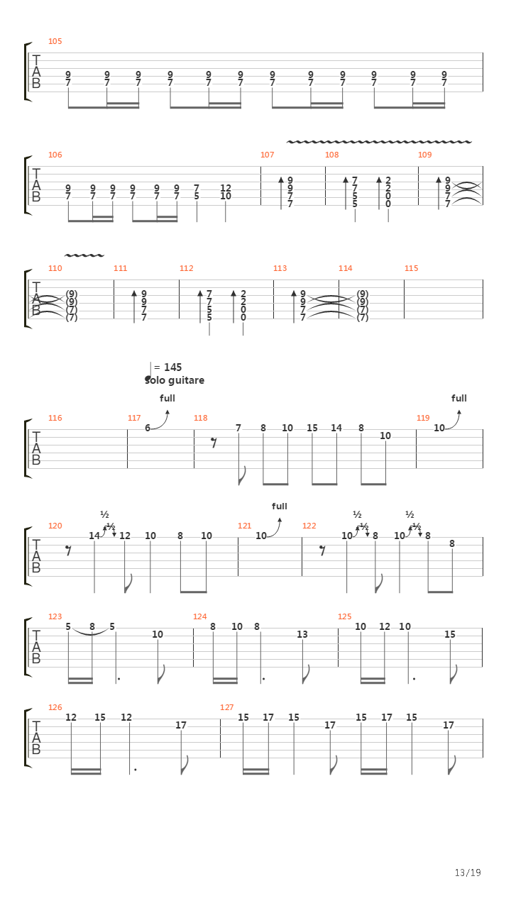 Hard Loving Man吉他谱