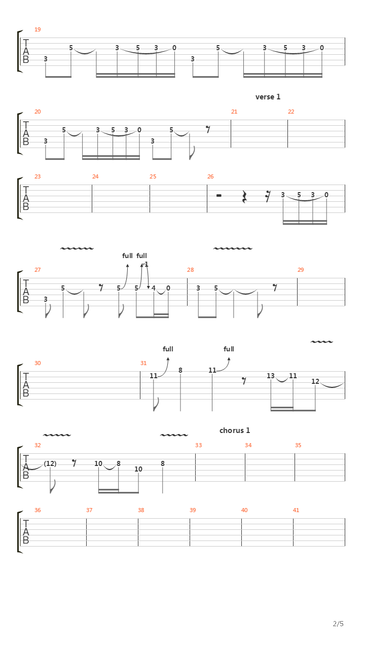 Hush吉他谱