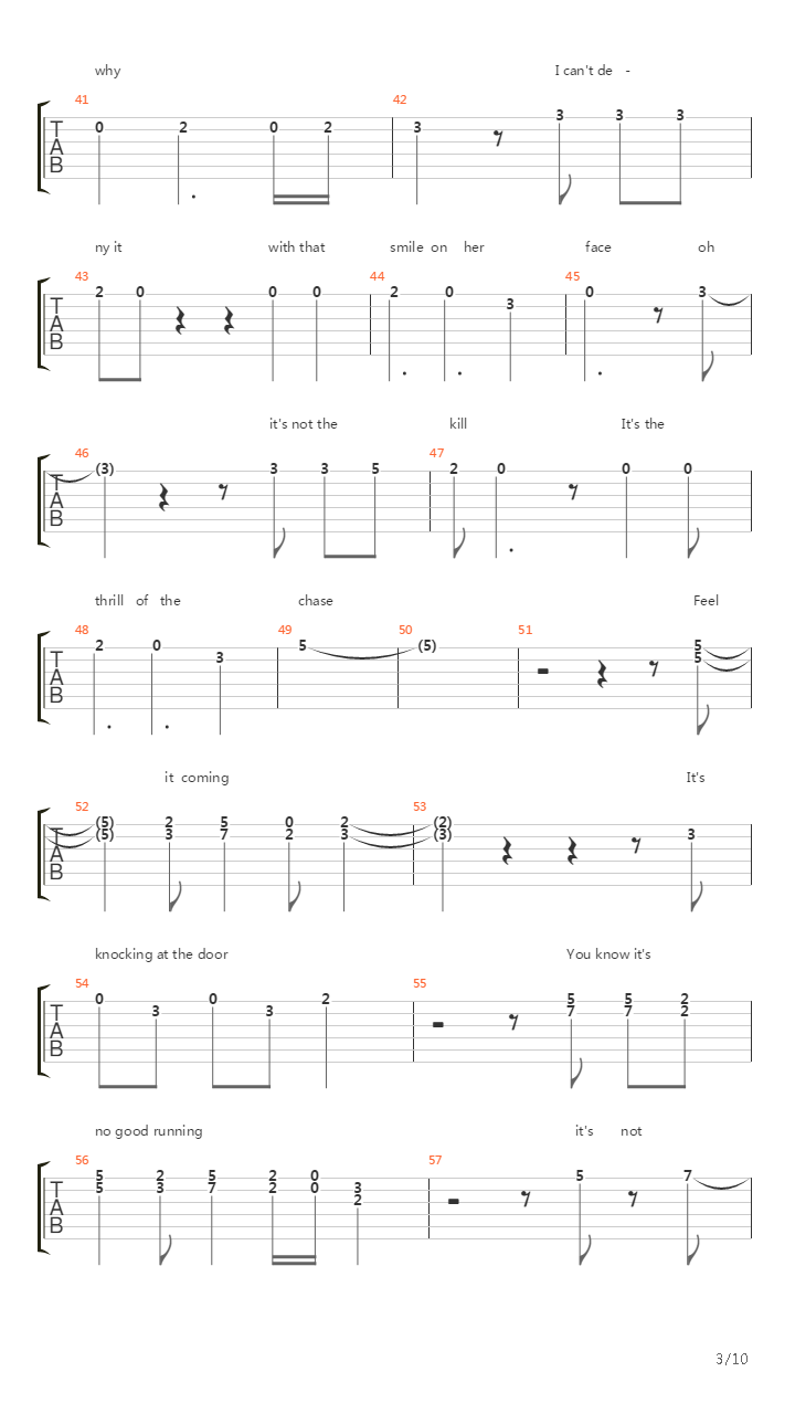 Knocking At Your Back Door吉他谱