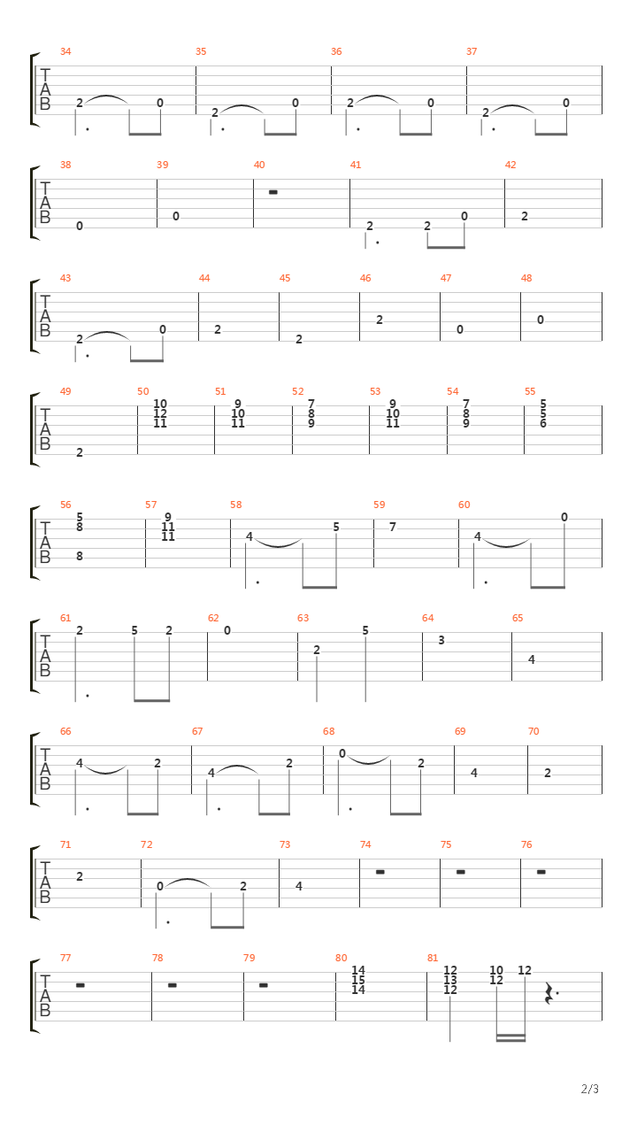 Lalena吉他谱