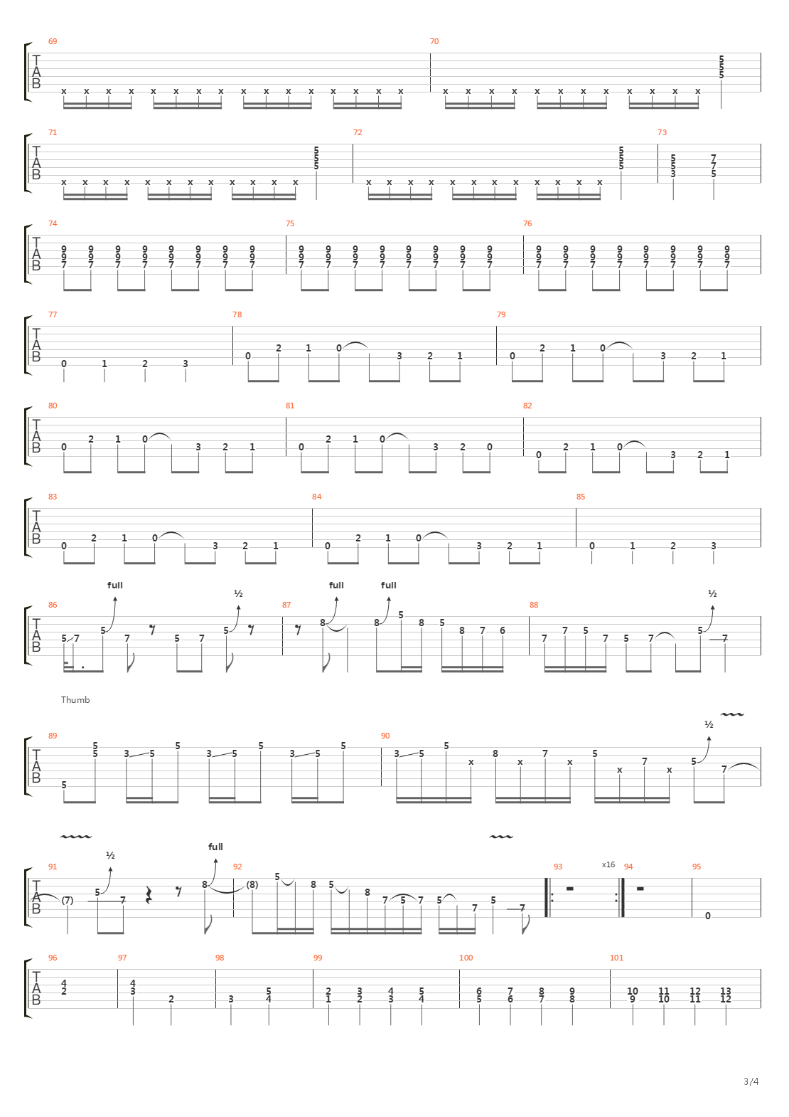 Space Truckin吉他谱