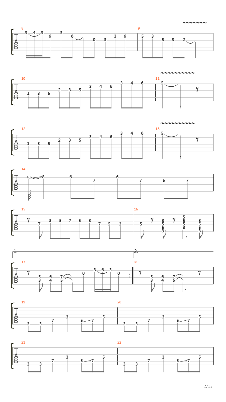 Wring That Neck吉他谱