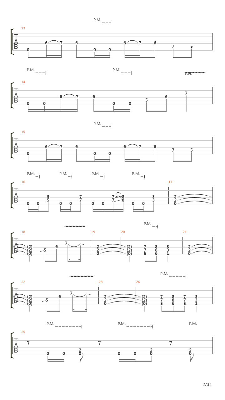 A Rite Of Passage吉他谱