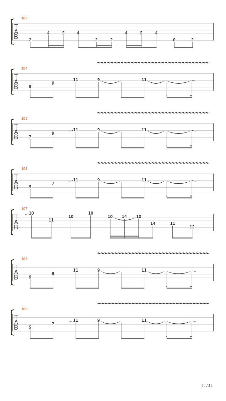 A Rite Of Passage吉他谱