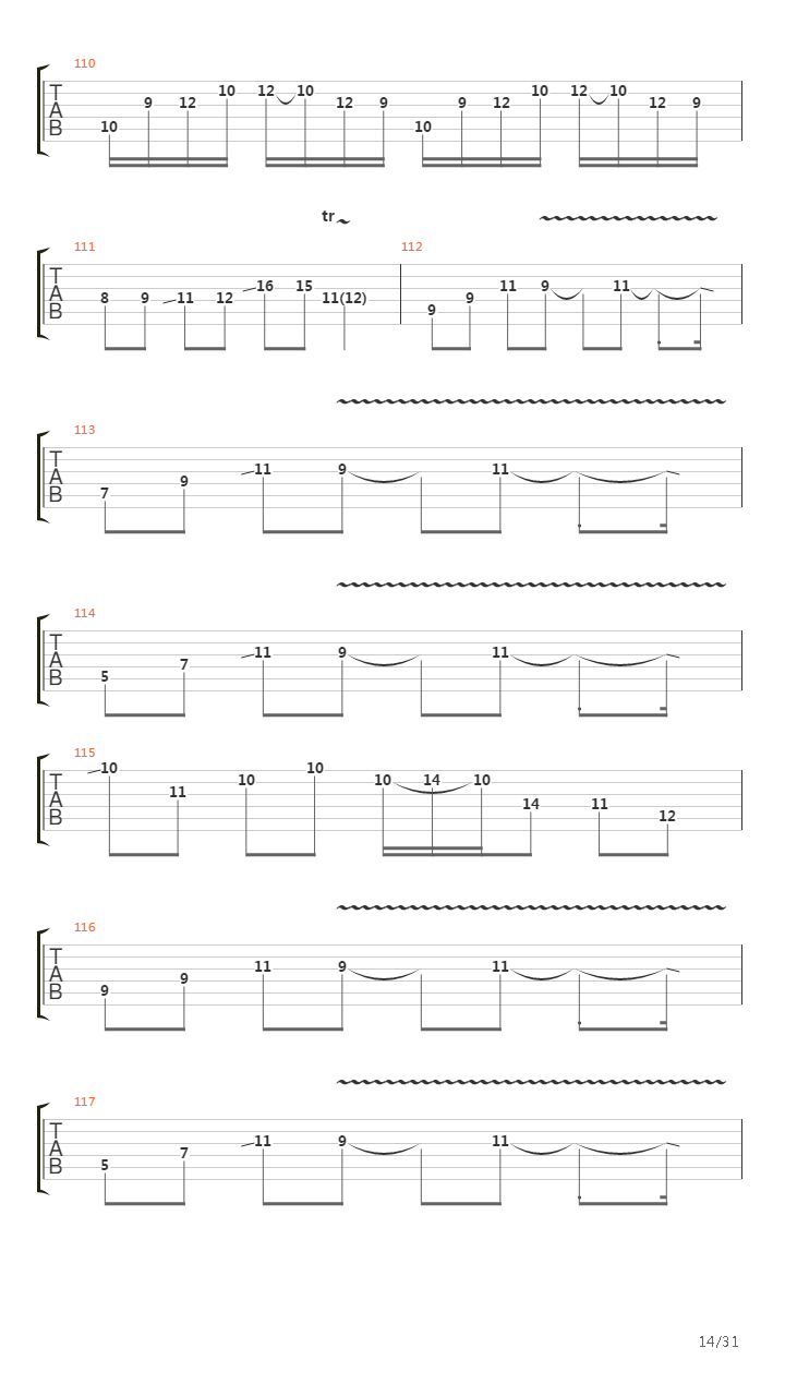 A Rite Of Passage吉他谱