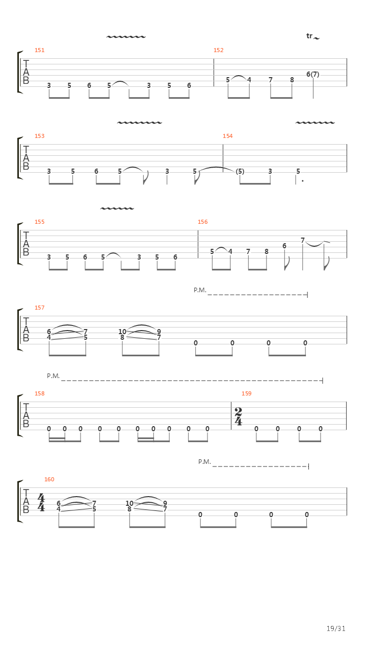 A Rite Of Passage吉他谱