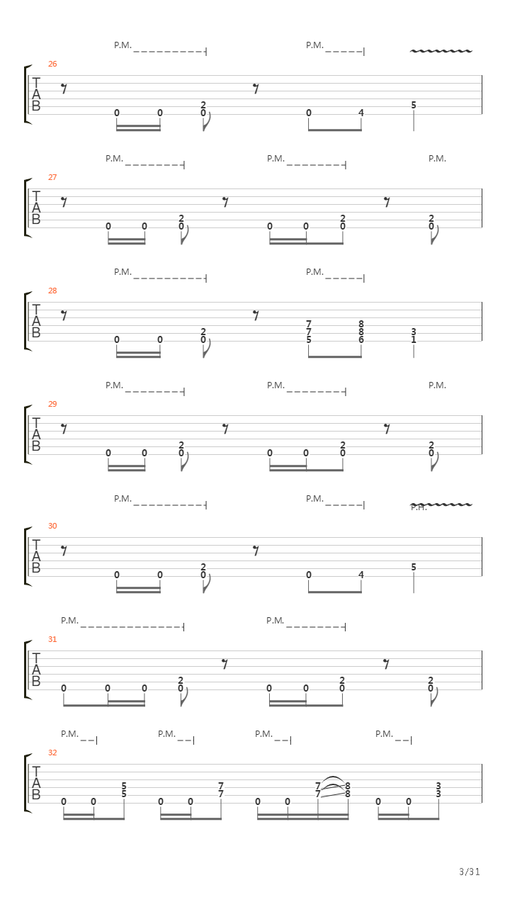 A Rite Of Passage吉他谱