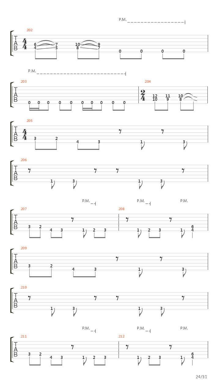 A Rite Of Passage吉他谱