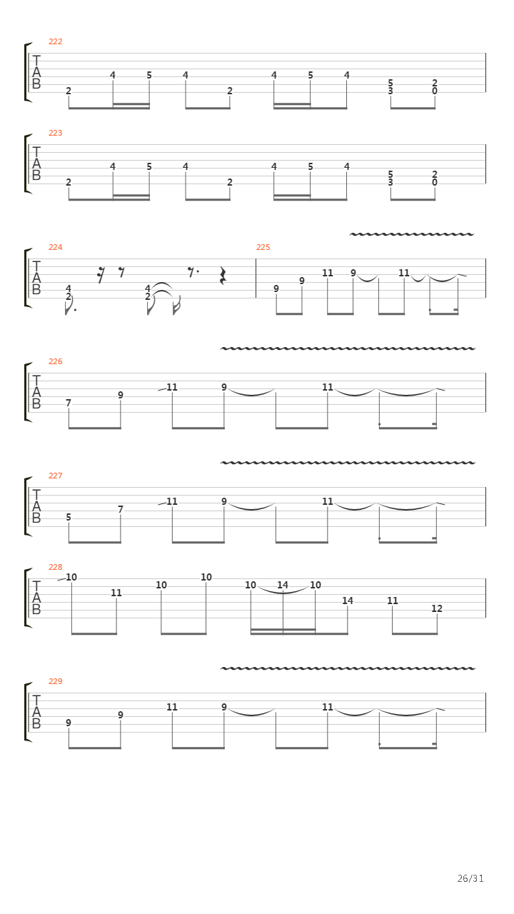 A Rite Of Passage吉他谱