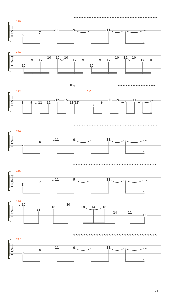 A Rite Of Passage吉他谱