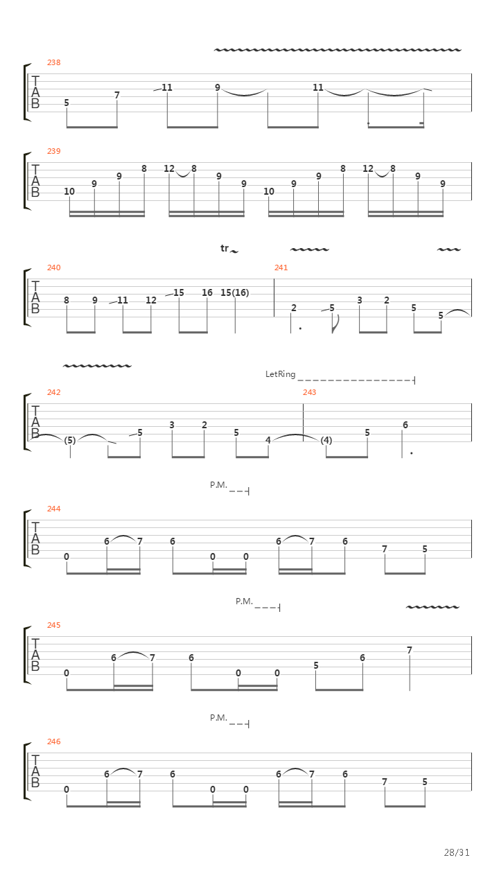 A Rite Of Passage吉他谱