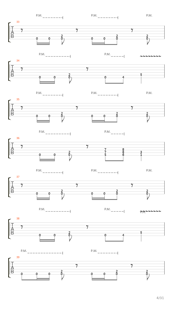 A Rite Of Passage吉他谱