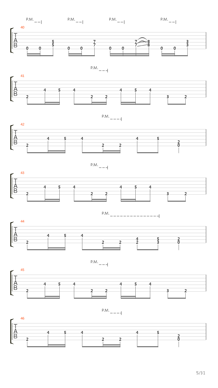 A Rite Of Passage吉他谱