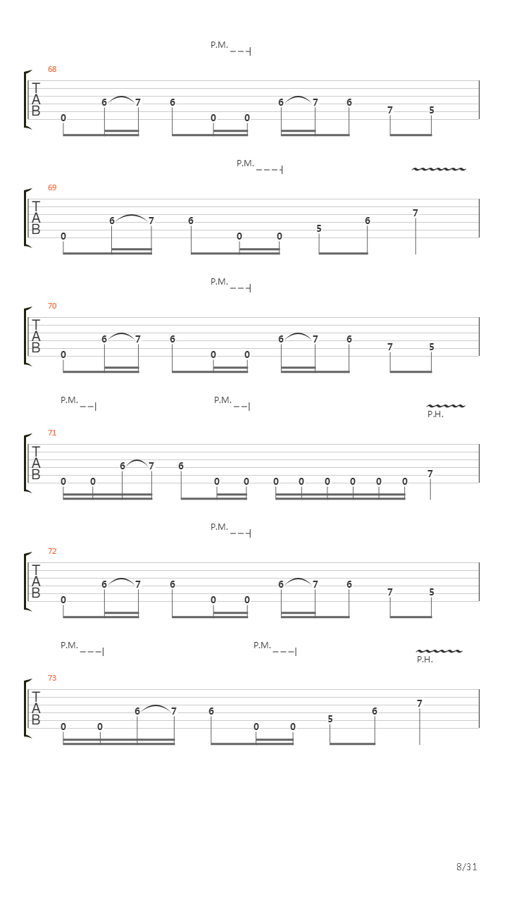 A Rite Of Passage吉他谱