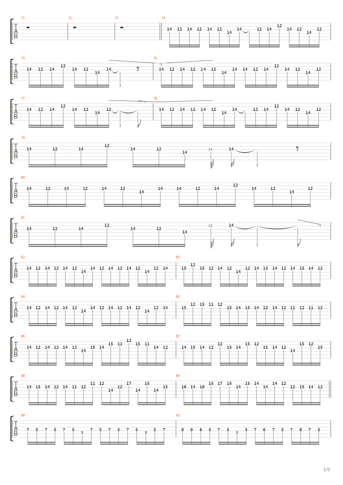 6 00吉他谱