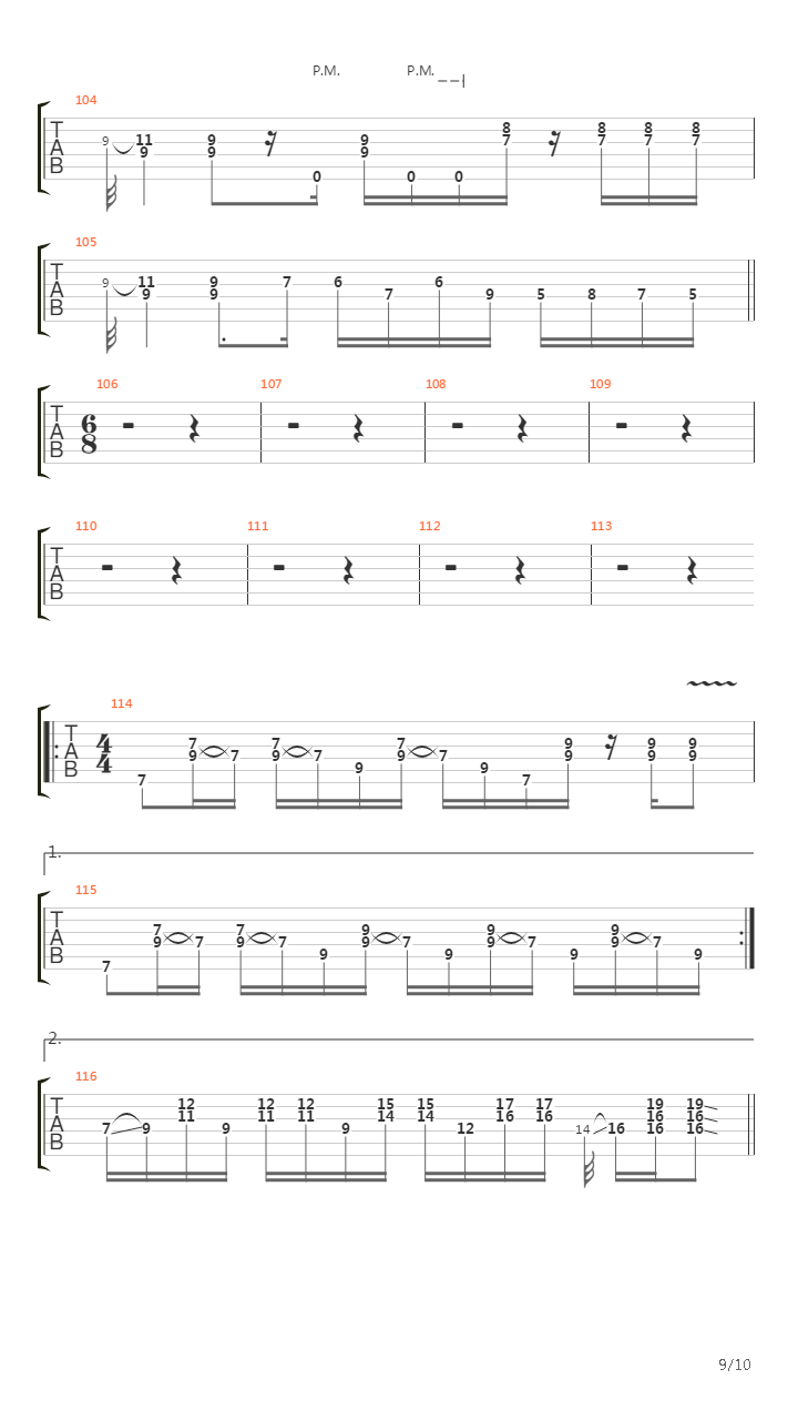 6 00吉他谱