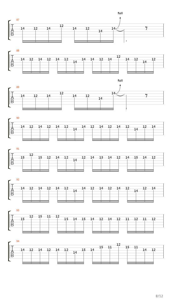 6 00吉他谱