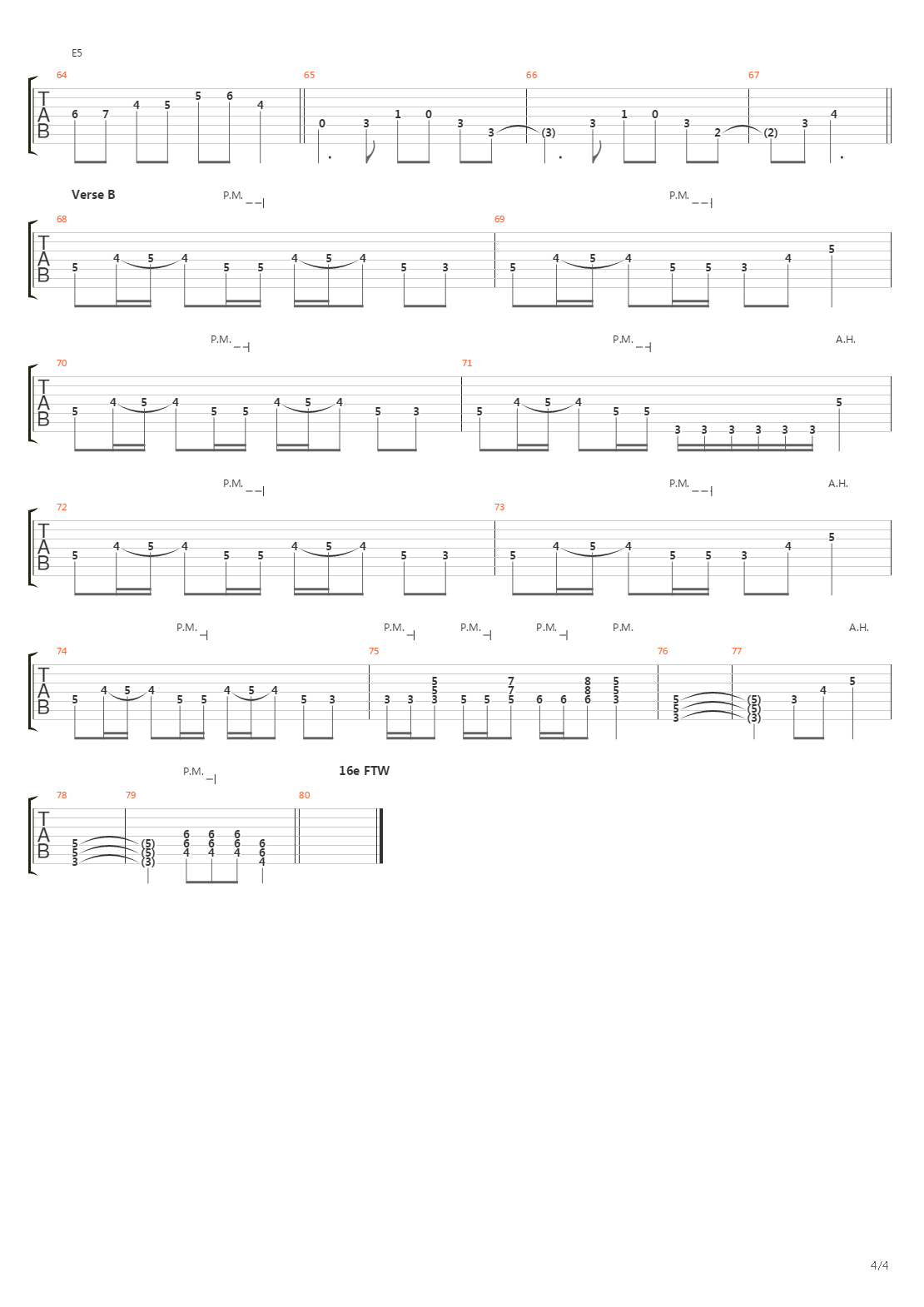 A Rite Of Passage吉他谱