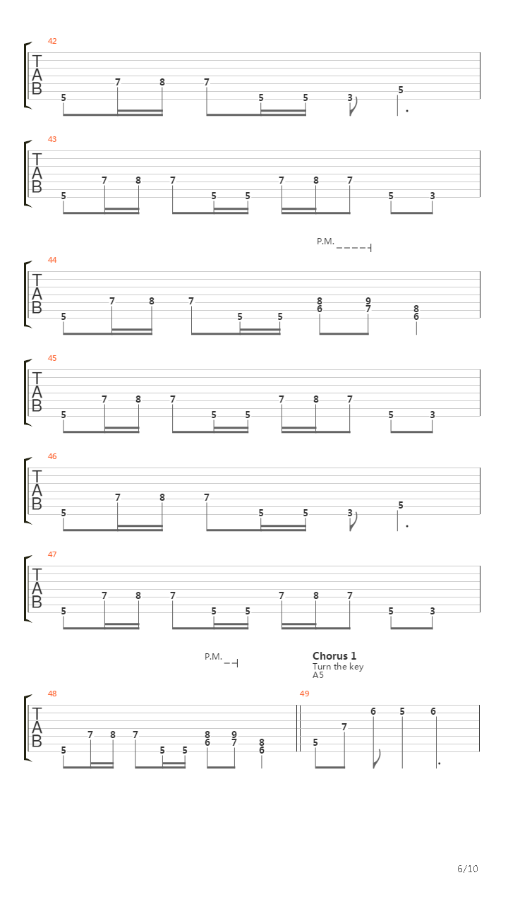 A Rite Of Passage吉他谱