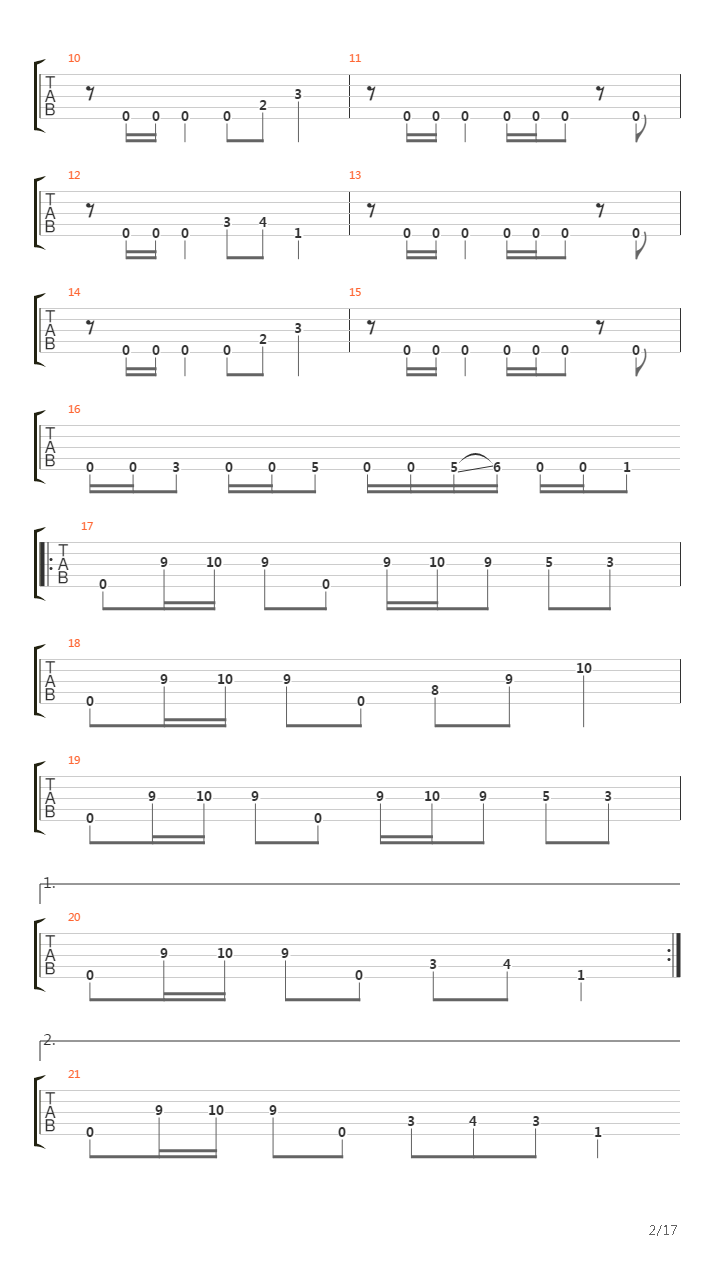 A Rite Of Passage吉他谱