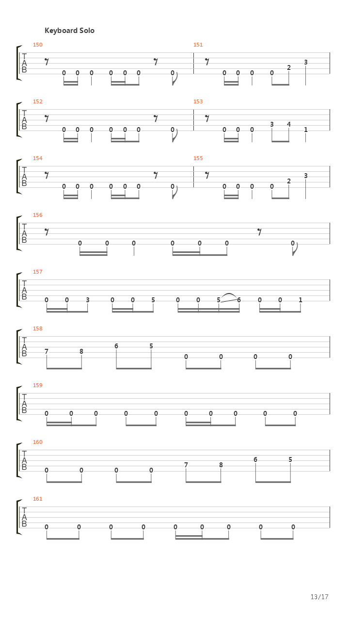 A Rite Of Passage吉他谱