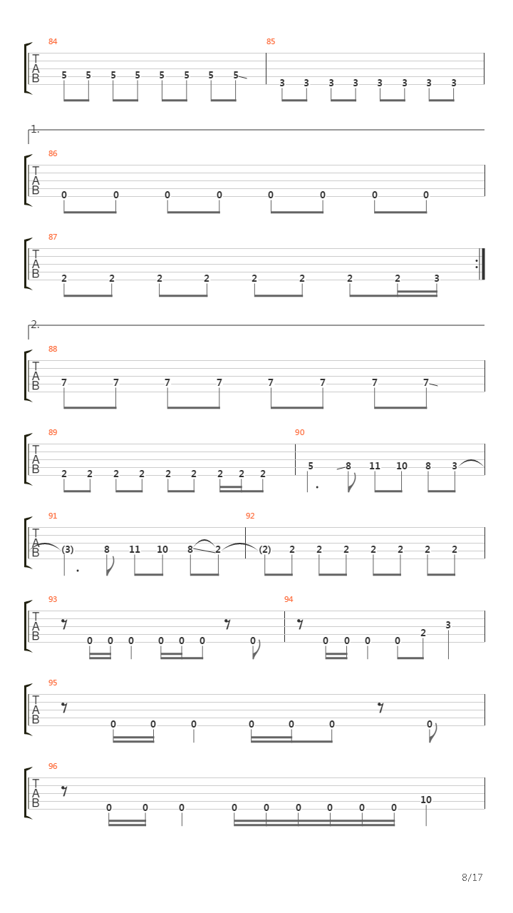 A Rite Of Passage吉他谱