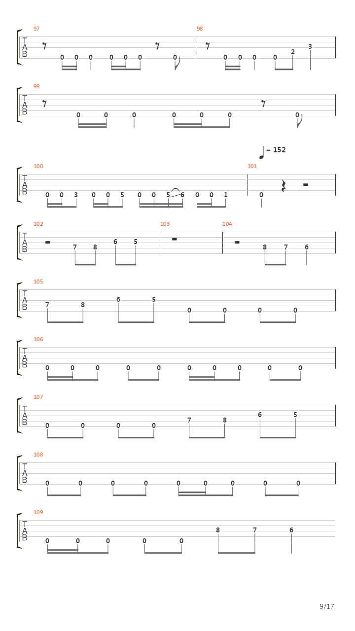 A Rite Of Passage吉他谱