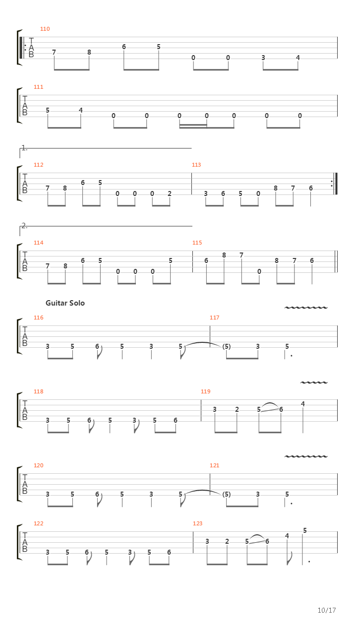 A Rite Of Passage吉他谱