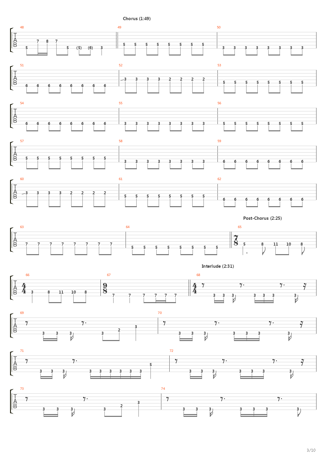 A Rite Of Passage吉他谱