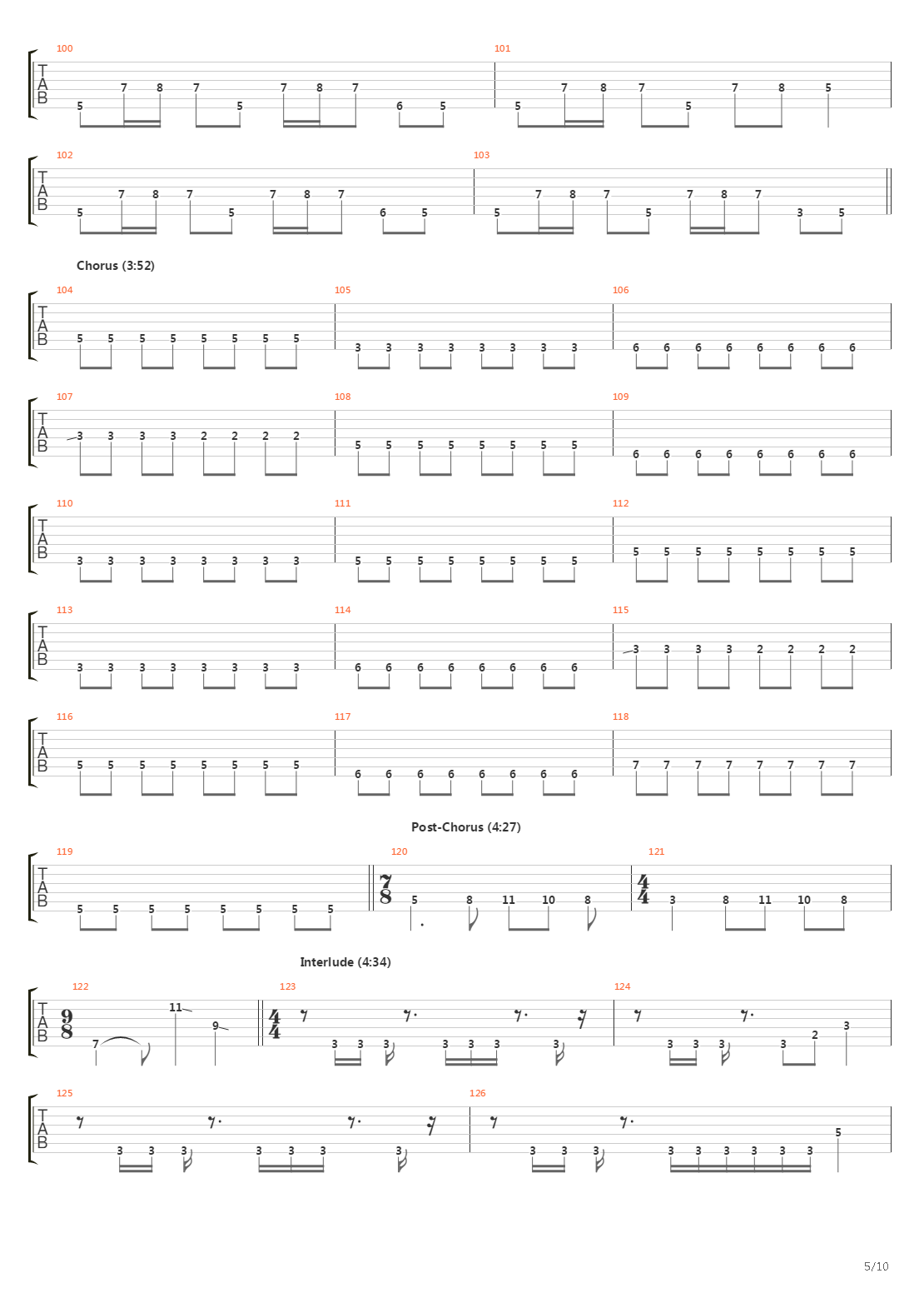 A Rite Of Passage吉他谱